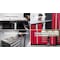Newage Products Pro Series 4 ft. x 8 ft. Wall Mounted Steel Shelf and Pro Series 2 ft. x 8 ft. Wall Mounted Steel Shelf- Black 40408 - alternate 6